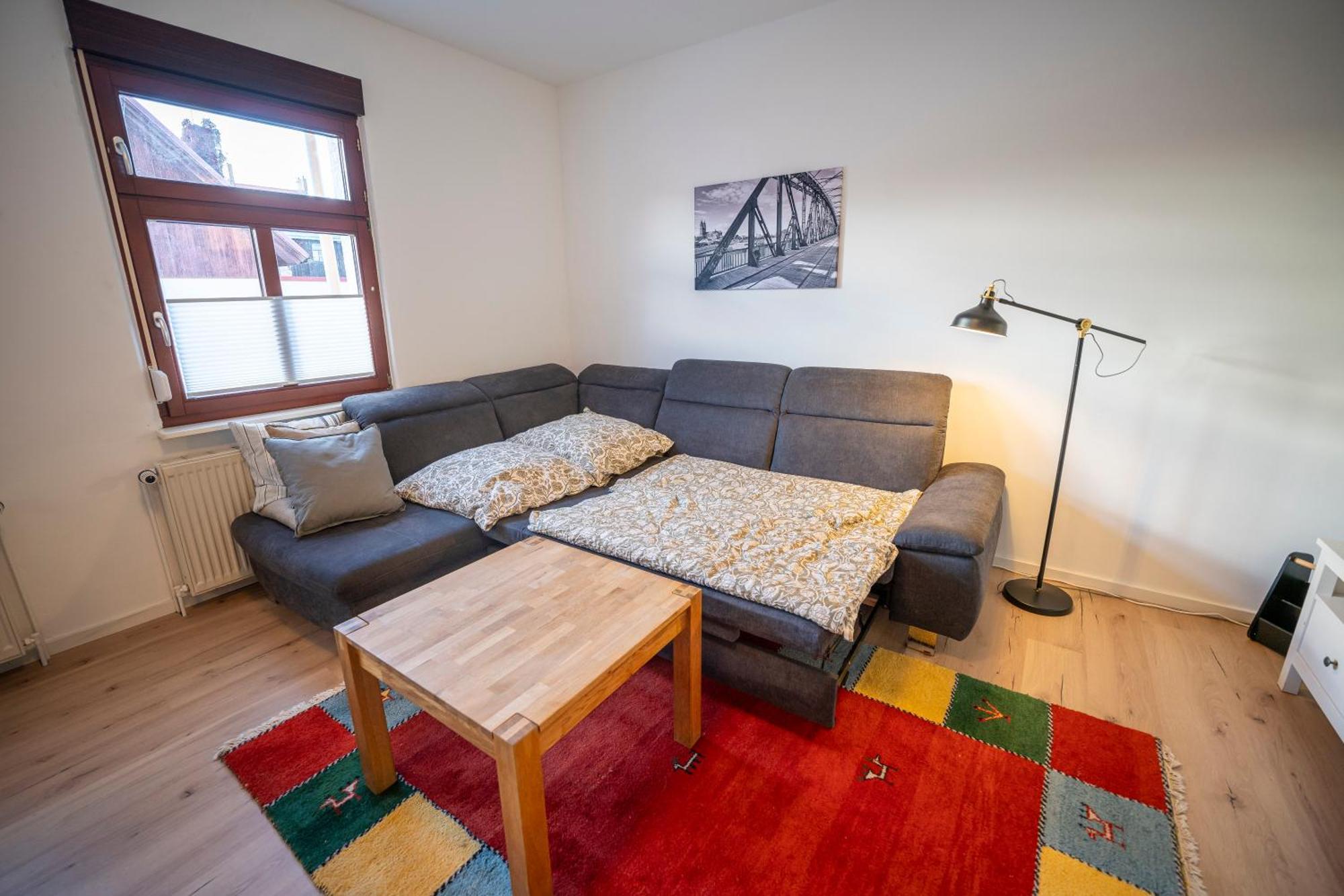 Haus Unterm Mammutbaum - Elberadweg Apartment มัคเดอบวร์ก ภายนอก รูปภาพ