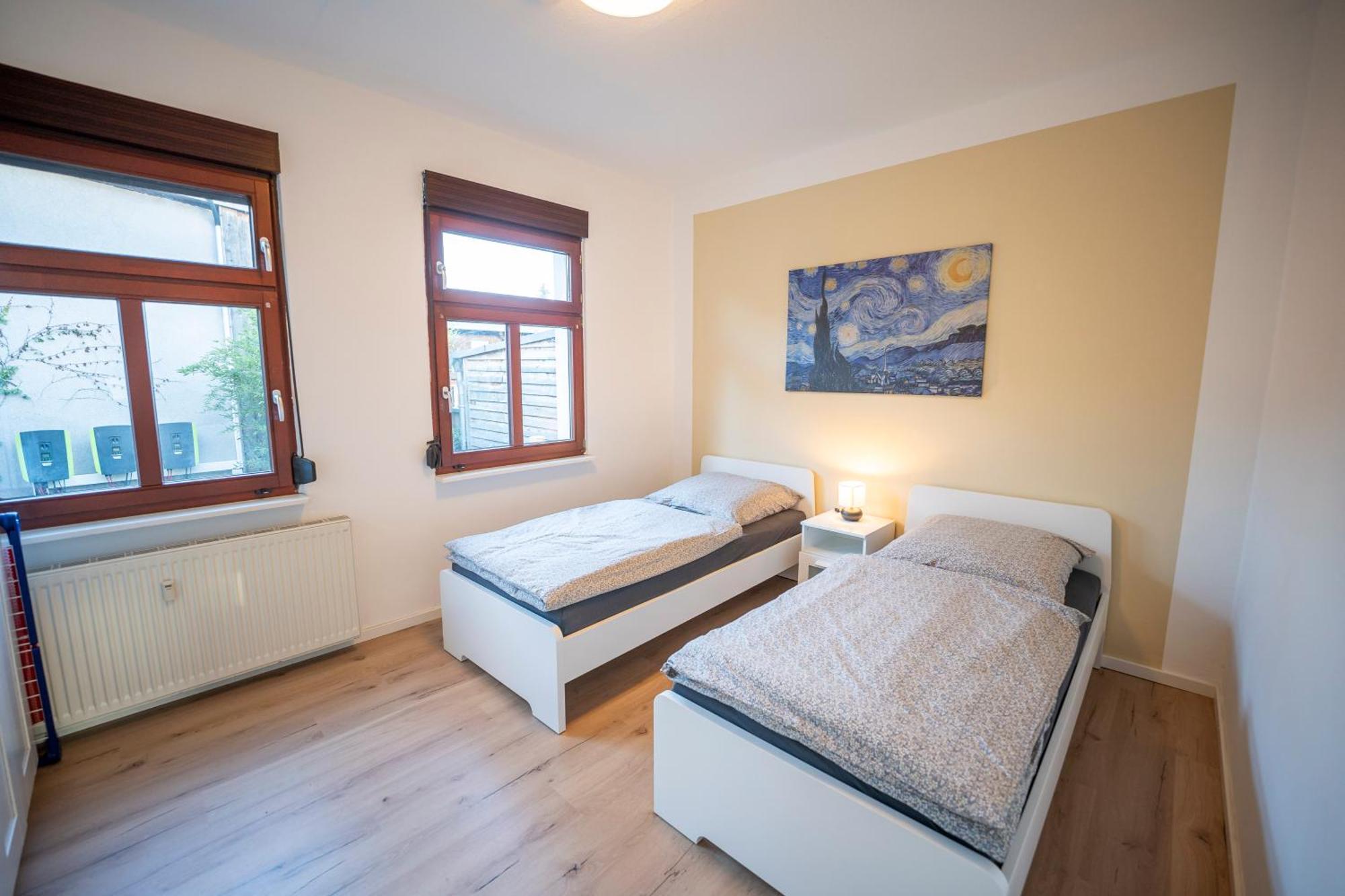Haus Unterm Mammutbaum - Elberadweg Apartment มัคเดอบวร์ก ภายนอก รูปภาพ
